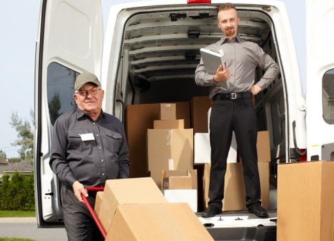 Boxes and furniture prepared for storage pricing in Wealdstone