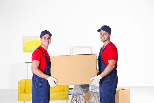 Professional packing services in Wealdstone with moving boxes and protective materials