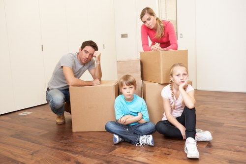 Office packing services in Wealdstone with labelled boxes and equipment protection