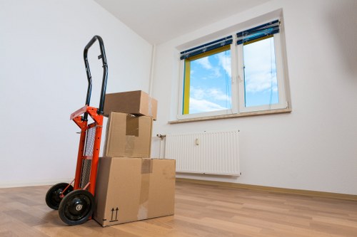 Local packing team organizing household items for a move in Wealdstone