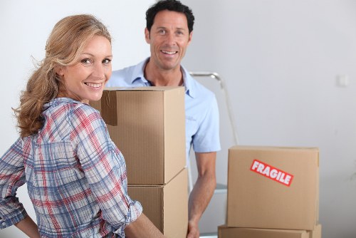 Household items and flat move storage quote example